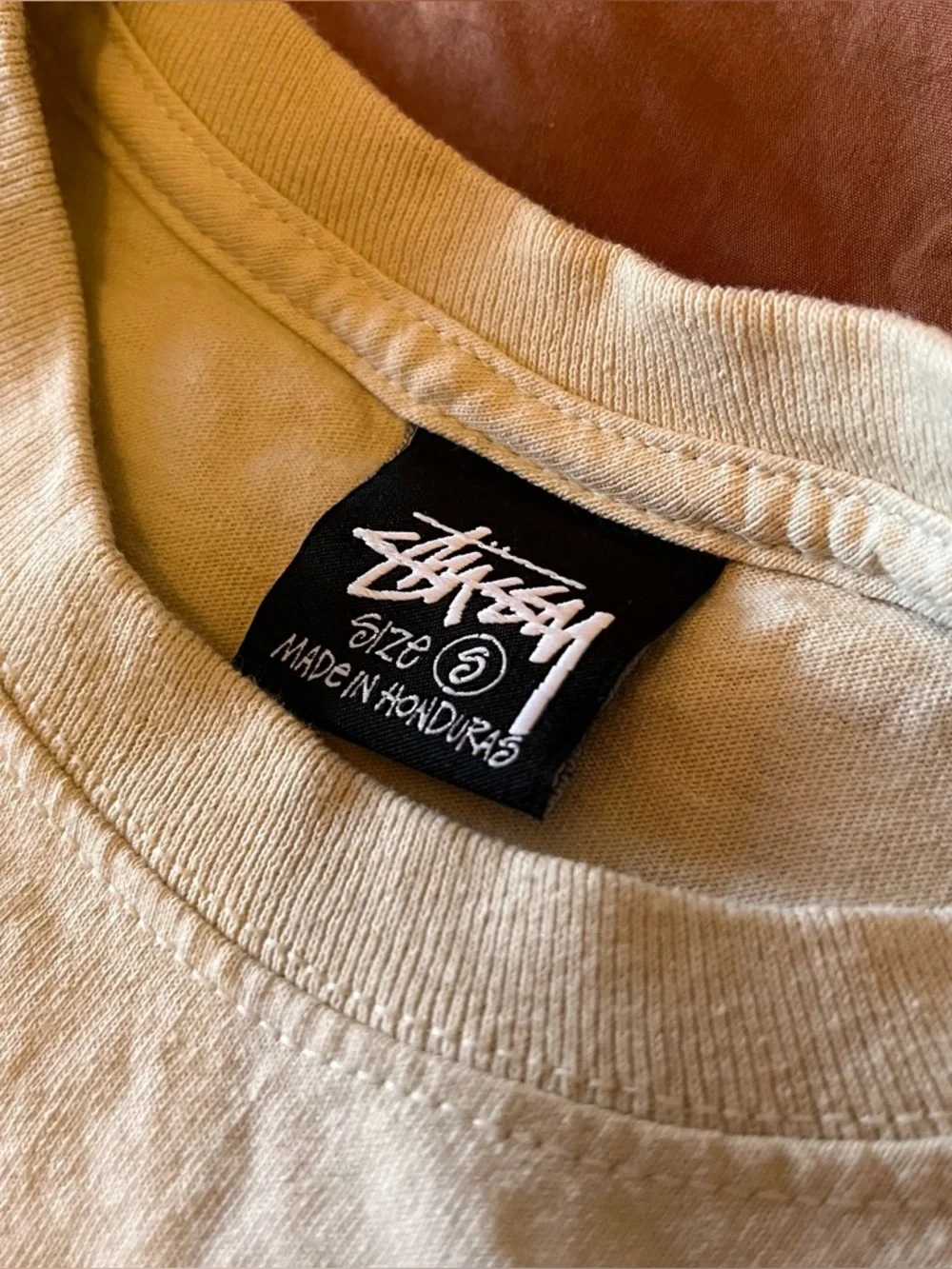 Stüssy Big Stock Tee In The Color Putty - Picture 5 of 6